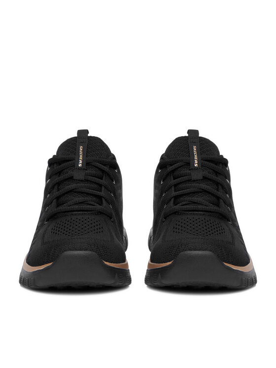 Skechers Снікерcи Skechers CEO-GRACEFUL 12615 BKRG Чорний