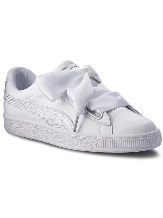 Puma Sneakers Puma Basket Heart Oceanaire 366443 02 Bianco