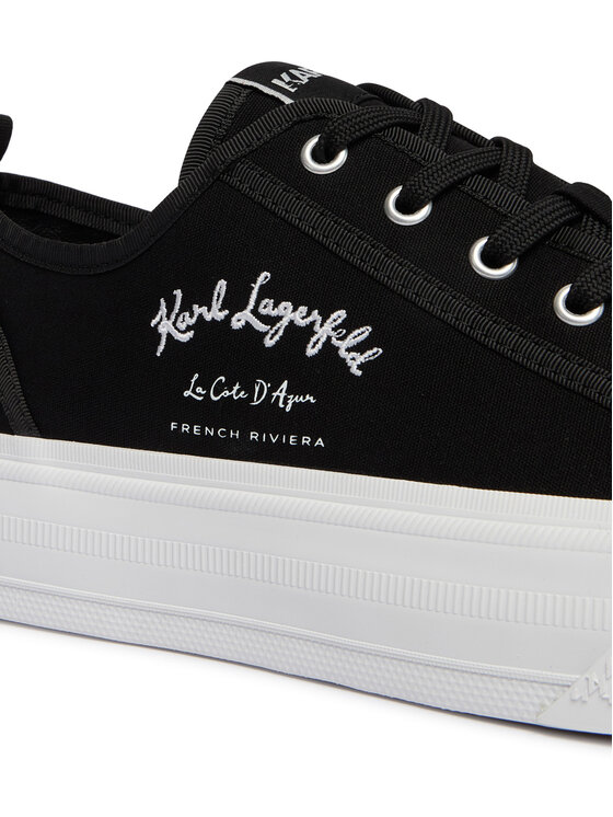 KARL LAGERFELD Кеди KARL LAGERFELD Kampus Max V KL50523 Чорний