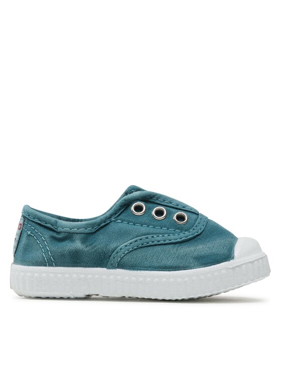 Cienta 70777.23 – Mocassins Enfant Toile Souple à Enfiler, Semelle Caoutchouc, Parfum Fruité, Pointure 21 EU