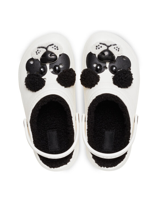 Crocs Шльопанці Crocs Classic Lined Iam Panda Bear Clog K 210400 Білий
