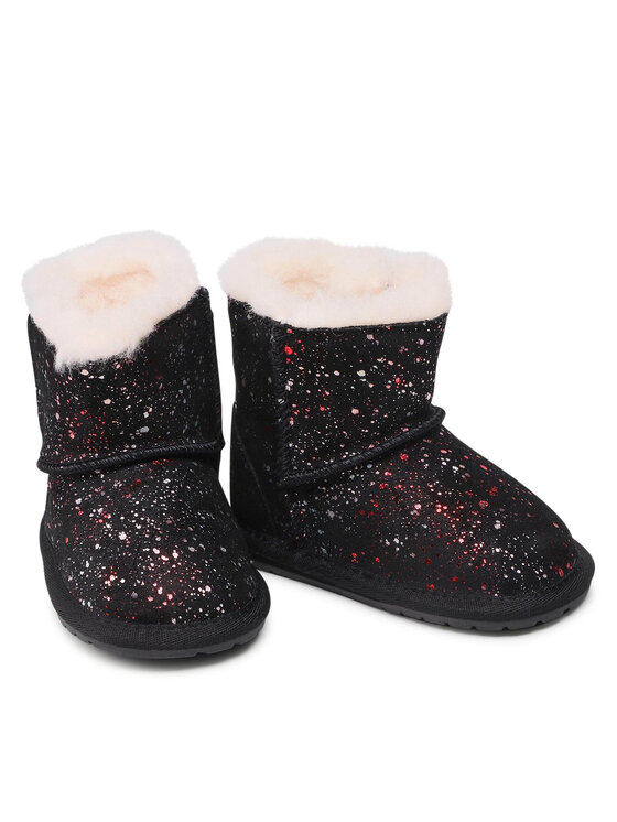 EMU Australia Sniega zābaki EMU Australia Toddle Galaxy B12660 Melns