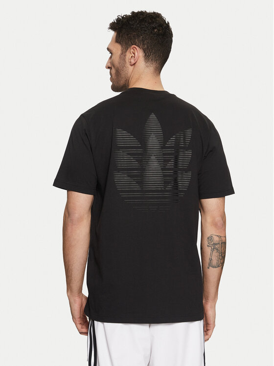 adidas adidas Футболка Trefoil Series JP0193 Чорний Regular Fit