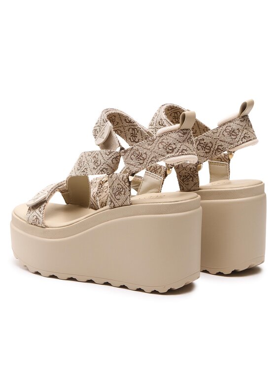 Guess Sandály Guess Ocilia FL6OCI FAL04 Hnědá