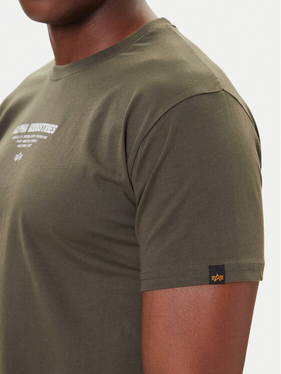 Alpha Industries Alpha Industries Camiseta Sky Wolf 258510 Verde Regular Fit