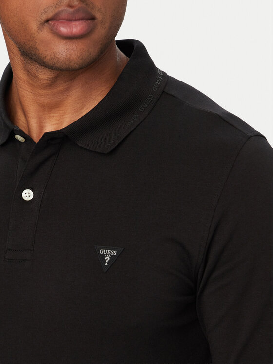 Guess Guess Polo M6YP36 K4395 Negro Extra Slim Fit