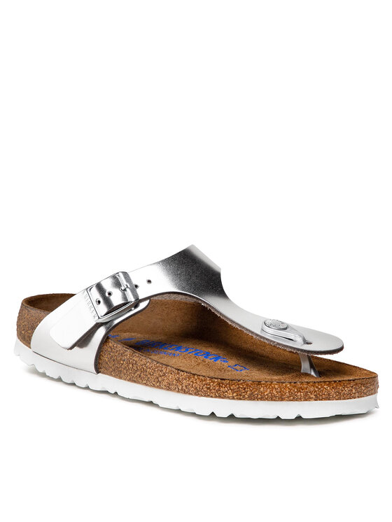Birkenstock В'єтнамки Birkenstock Gizeh Bs 1003675 Срібний