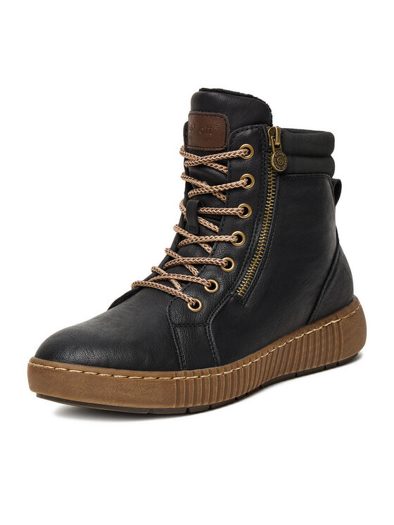 Go Soft Kotníková obuv Go Soft CEO-WS5586-28N Černá