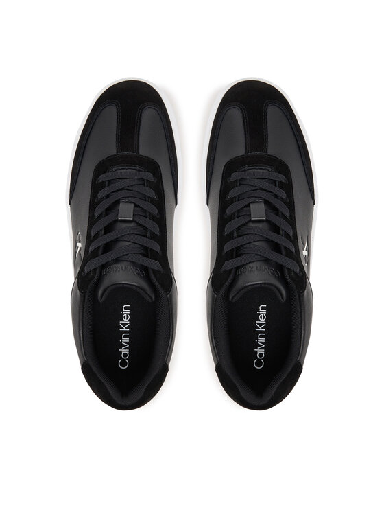 Calvin Klein Сникърси Calvin Klein Classic Cupsole Laceup Wt Mix YM0YM01429 Черен