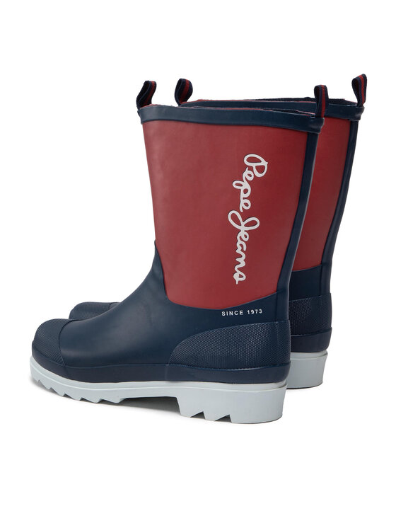 Pepe Jeans Гумові чоботи Pepe Jeans Storm Basic PBS50097 Cиній