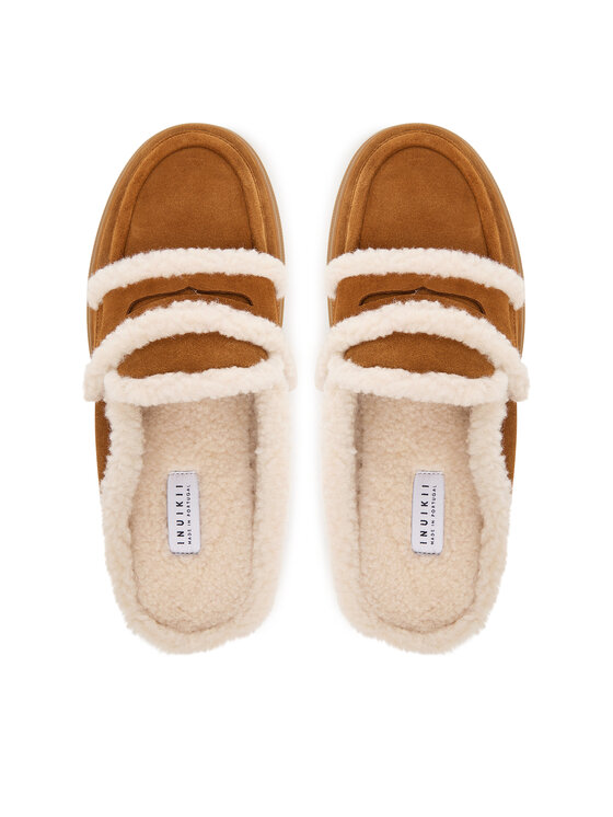 Inuikii Natikače Inuikii Mule Wool 1004.017.0011 Smeđa