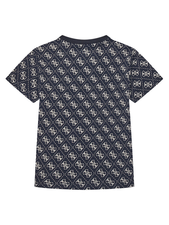 Guess Guess Marškinėliai N5YI04 K8HM4 Tamsiai mėlyna Regular Fit