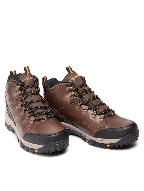 Skechers Pohodni čevlji Skechers Traven 65529/DKBR Rjava
