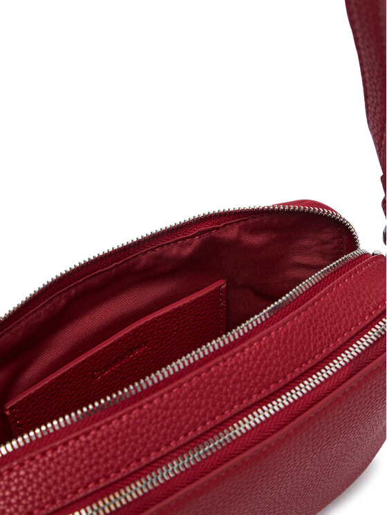 Calvin Klein Borsetta Calvin Klein Webbing 2X Strap Camera Bag LV04F3656G Rosso
