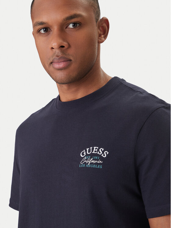 Guess Guess Camiseta M6GI19 K3051 Azul marino Reglan Fit