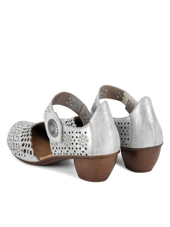 Rieker Scarpe basse Rieker 43753-90 Argento