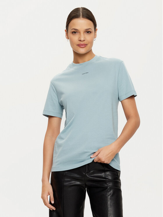 Calvin Klein Calvin Klein T-Shirt K20K207519 Γαλάζιο Regular Fit