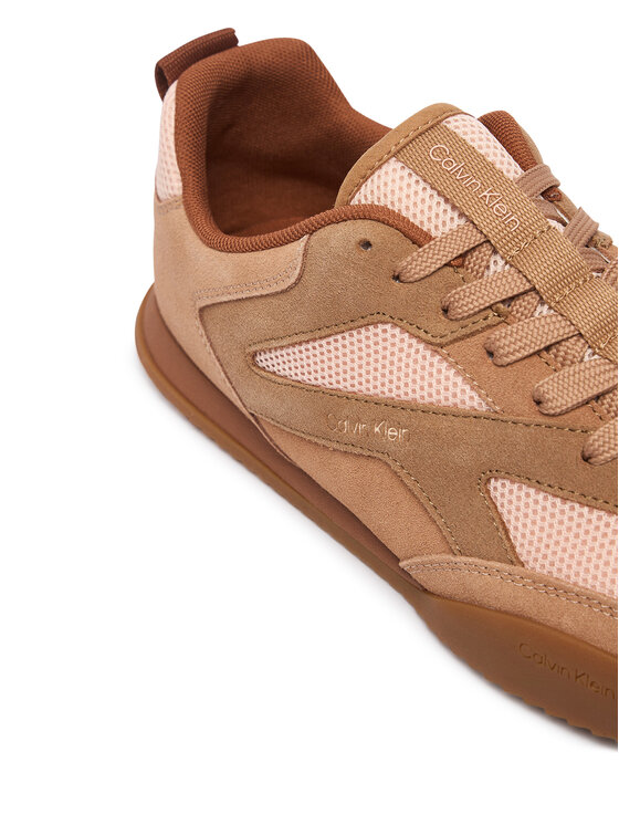 Calvin Klein Laisvalaikio batai Calvin Klein Low Pro Runner Laceup Mesh Sue HW0HW03100 Ruda