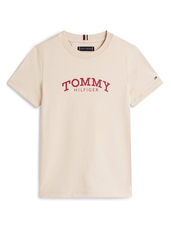 Tommy Hilfiger Tommy Hilfiger Camiseta Monotype Print KB0KB10051 D Beis Regular Fit