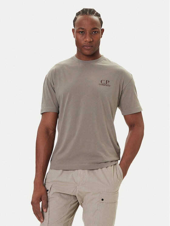 C.P. Company C.P. Company Camiseta 19CMTS103A005100W Caqui Regular Fit
