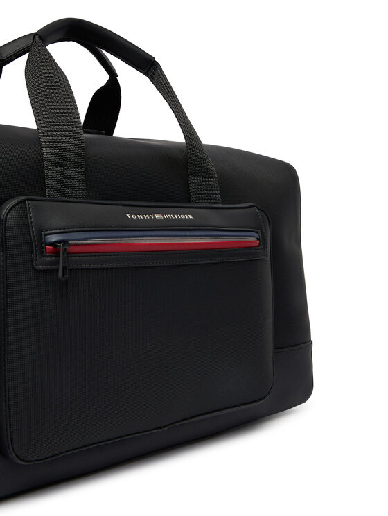 Tommy Hilfiger Сак Tommy Hilfiger Th Foundation Duffle AM0AM14160 Черен