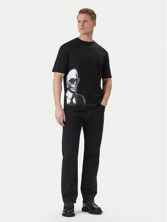 KARL LAGERFELD KARL LAGERFELD Camiseta 755170 562251 Negro Loose Fit
