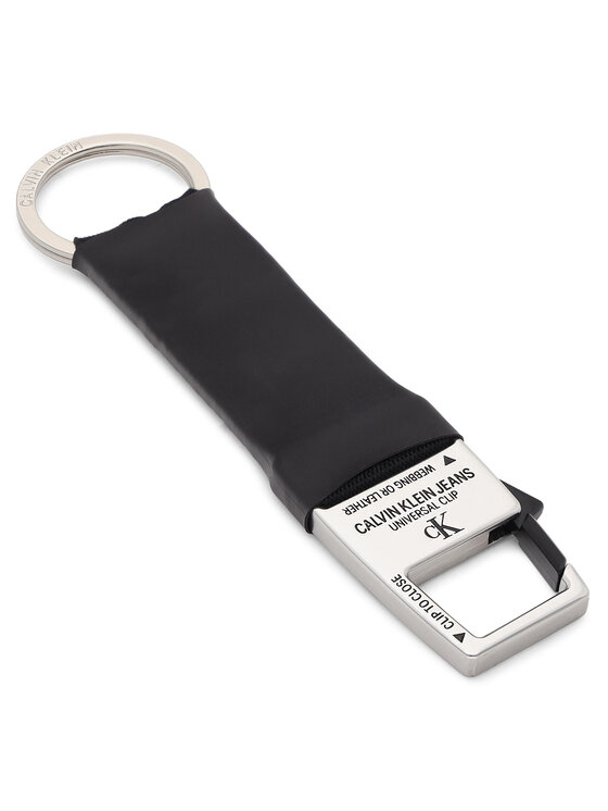 Calvin Klein Jeans Sada peňaženka a kľúčenka Calvin Klein Jeans Billfold W/Coin + Keyfob K50K508235 Čierna