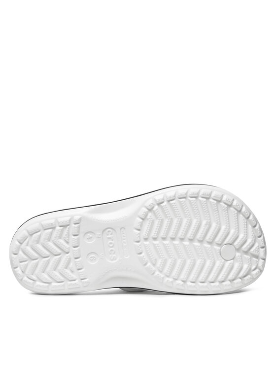 Crocs Čības uz pirksta Crocs Crocband Flip 11033 Balts