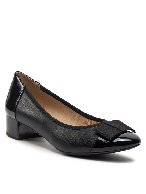 Caprice Baleriny Caprice 9-22307-42 Czarny