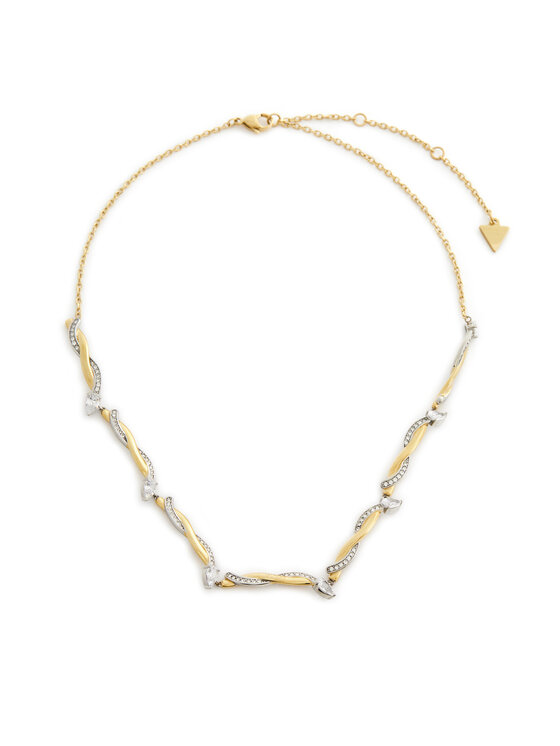 Guess Náhrdelník Guess JUBN05 061JW Zlatá