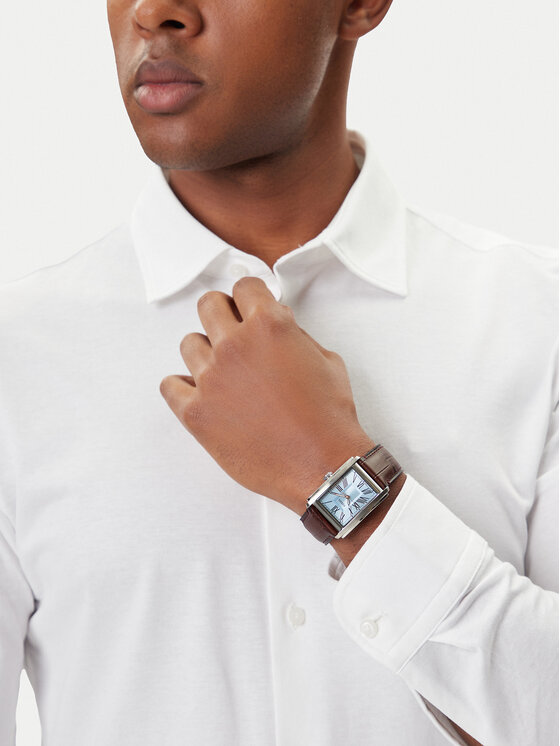 Fossil Годинник Fossil Carraway FS6110 Коричневий