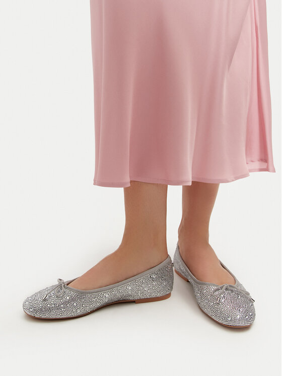 Steve Madden Балетки Steve Madden Blossoms-R SM11002854 Срібний