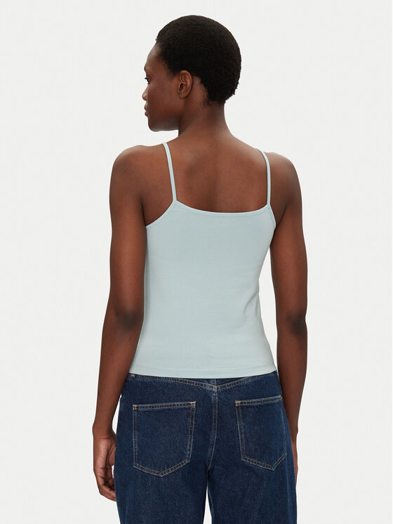Calvin Klein Jeans Calvin Klein Jeans Top Monologo J20J223105 Azul Slim Fit