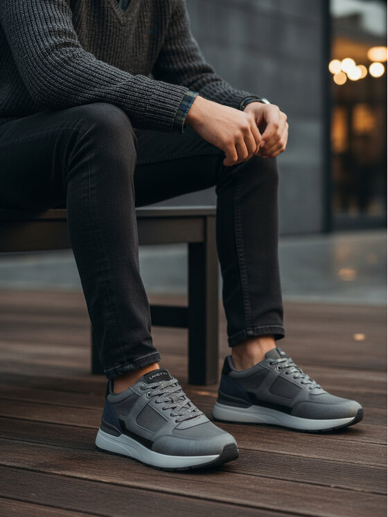 Lanetti Снікерcи Lanetti CEO-REUS-01 Сірий