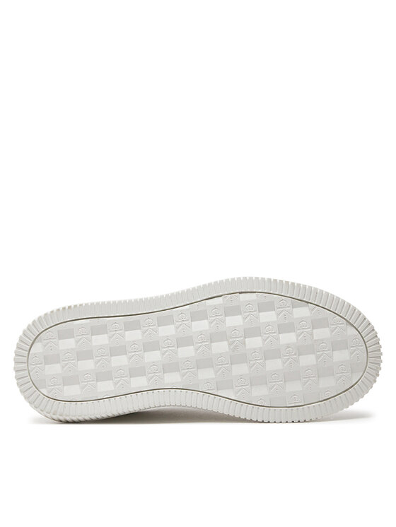 Calvin Klein Jeans Сникърси Calvin Klein Jeans Chunky Cupsole Laceup Mon Lth Wn YW0YW00823 Бял