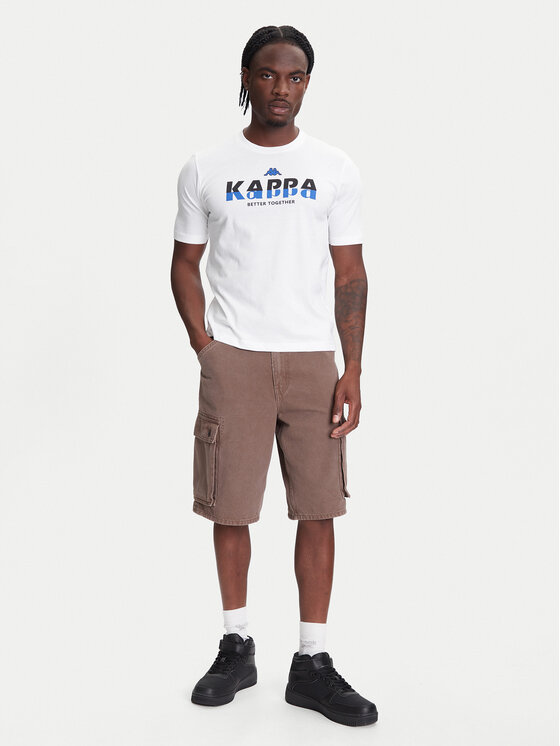 Kappa Kappa Marškinėliai 351U8KW 001 Balta Regular Fit