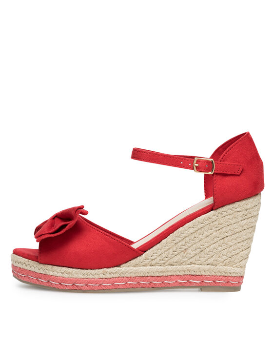 DeeZee Espadrile DeeZee WYL2710-02 Rdeča