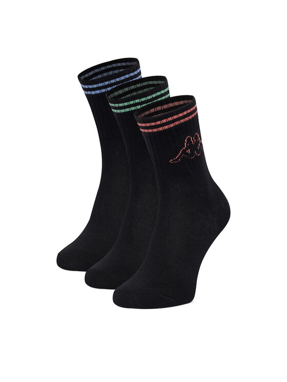 Kappa Довгі шкарпетки Kappa CEO_KR_KAPPA_DZ006_W_AW25 Чорний