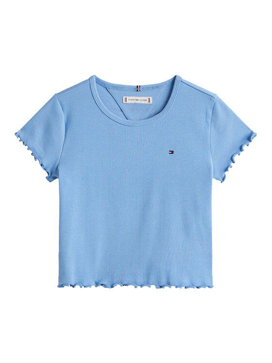 Tommy Hilfiger Tommy Hilfiger Marškinėliai Essential KG0KG08590 Žydra Regular Fit