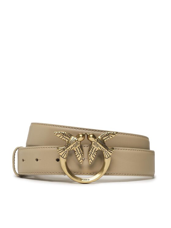 PINKO Dámsky opasok Pinko Love Berry H3 Belt PE 23 PLT01 100125 A0F1 Béžová
