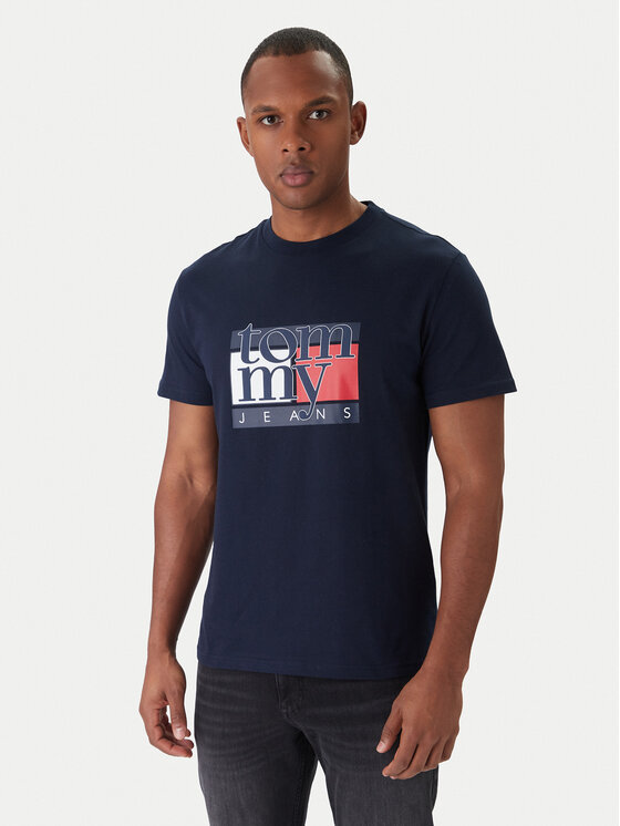Tommy Jeans Tommy Jeans Camiseta DM0DM21977 Azul marino Regular Fit