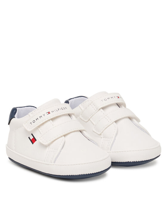 Tommy Hilfiger Superge Tommy Hilfiger Low Cut Velcro T0B9-34328-1582 Bela