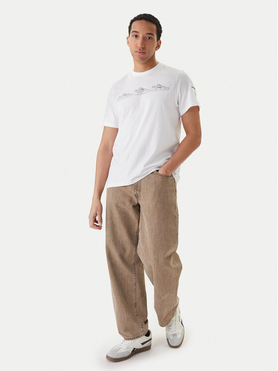 Reebok Reebok Camiseta Harley RK25569CCM Blanco Regular Fit