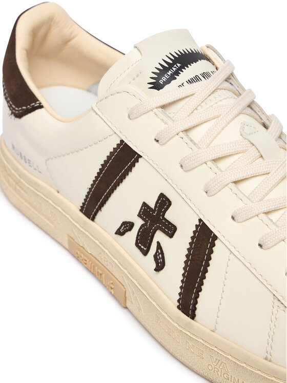 Premiata Сникърси Premiata Russell Var 8556 Кремав