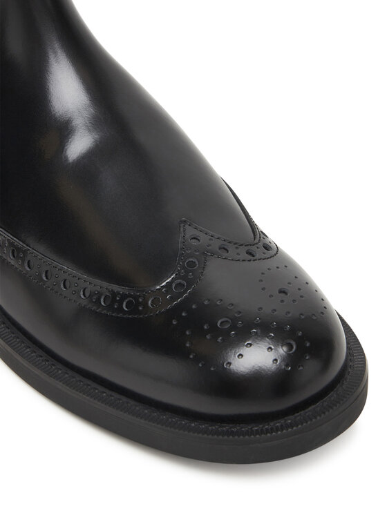 Tommy Hilfiger Kotníková obuv s elastickým prvkem Tommy Hilfiger Hilfiger Vogue FM0FM05765 Černá