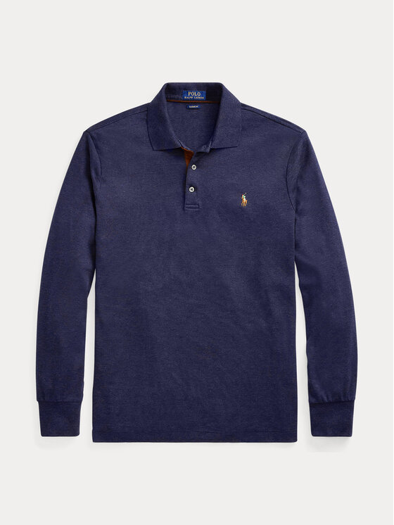 Polo Ralph Lauren Polo Ralph Lauren Pólóing 710671785010 Sötétkék Custom Slim Fit