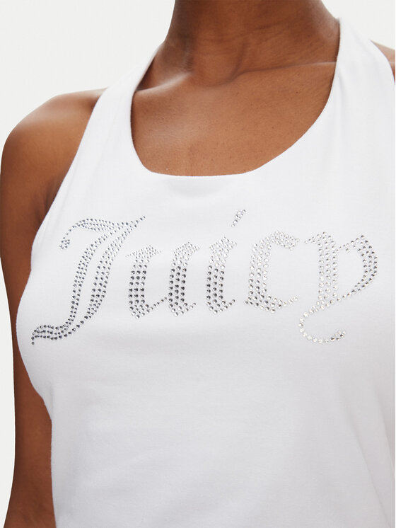 Juicy Couture Juicy Couture Топ Tied JCWCT125306 Білий Slim Fit