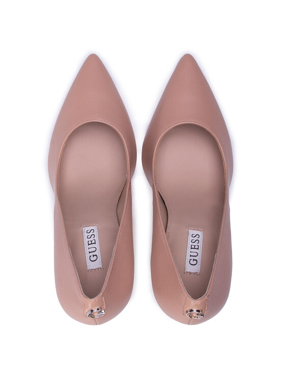 Guess Туфлі на шпильці Guess Gavi4 FL5GV4 LEA09 Бежевий