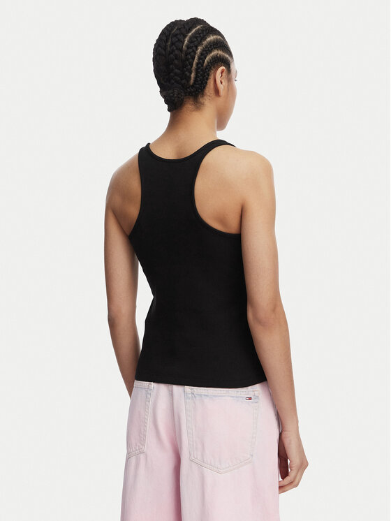 Tommy Jeans Tommy Jeans Top Racerback DW0DW22264 Negro Slim Fit