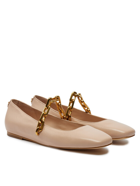 Guess Μπαλαρίνες Guess Levy FLTBLE LEA02 Μπεζ